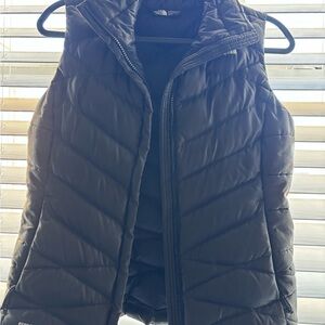 North Face Black Puffer Vest